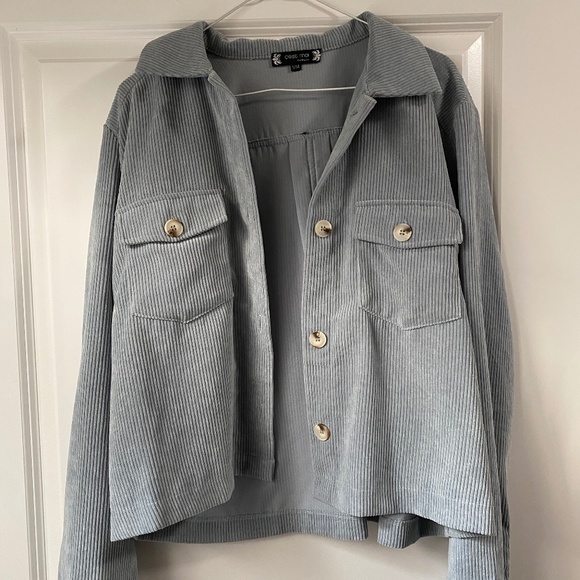 C'est Moi Blue Corduroy Blazer - Picture 1 of 3